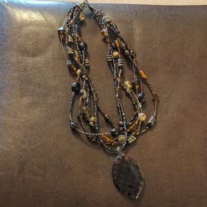 Chico's 16"-20" Multicolor Beaded Necklace